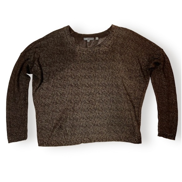 Vince Rayon Scoop Neck Drop Shoulder Sweater - Picture 2 of 7